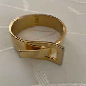 Classic interlock goldtone bracelet